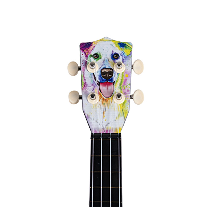 Karin Köpek Desenli Soprano Ukulele